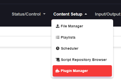 Plugin Manager