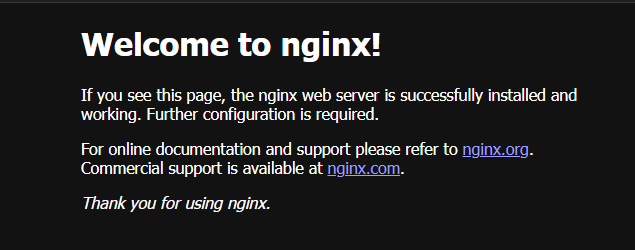 Welcome NGINX